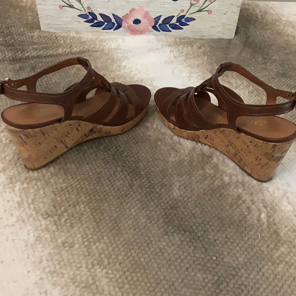 FRANCO SARTO Leather sandals.. NEW - Picture 4 of 6
